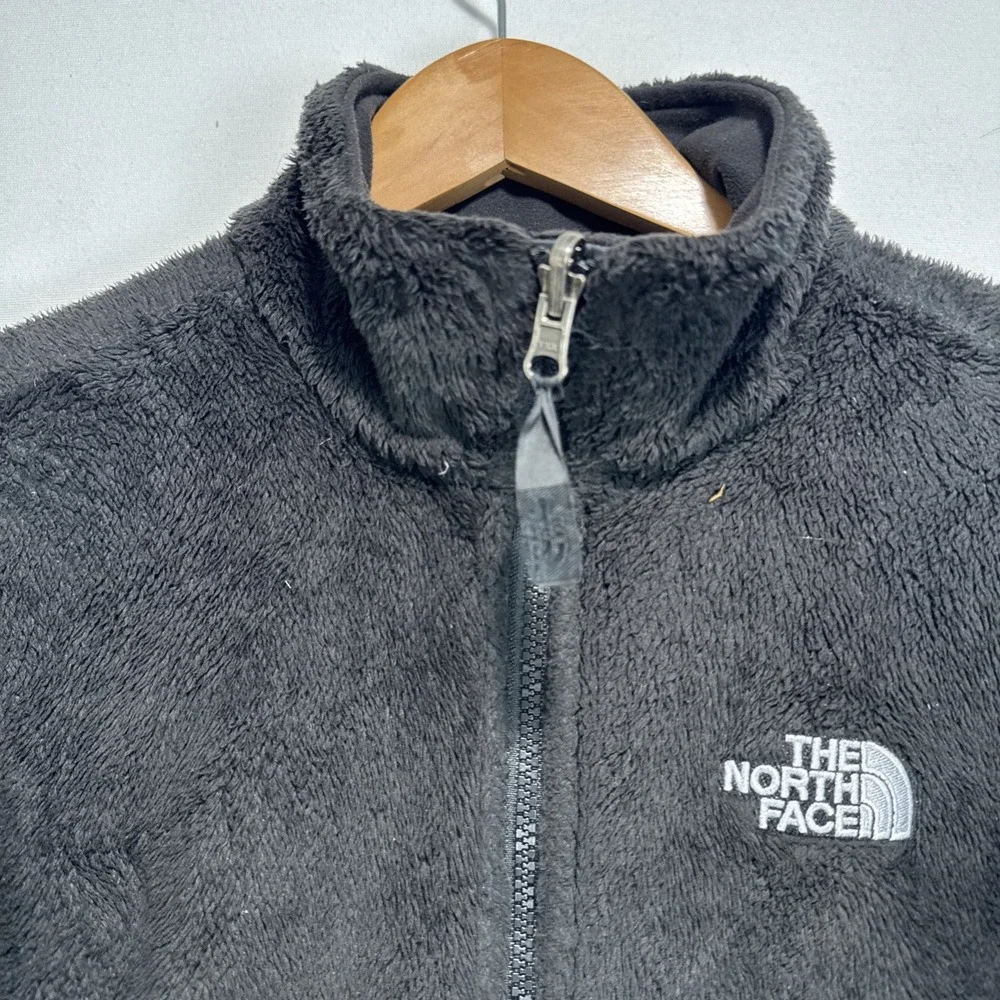 The North Face Full Zip Sherpa Jacket Womens XS Black Osito Fleece - Picture 3 of 10